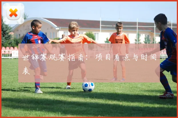 世锦赛观赛指南:项目看点与时间表